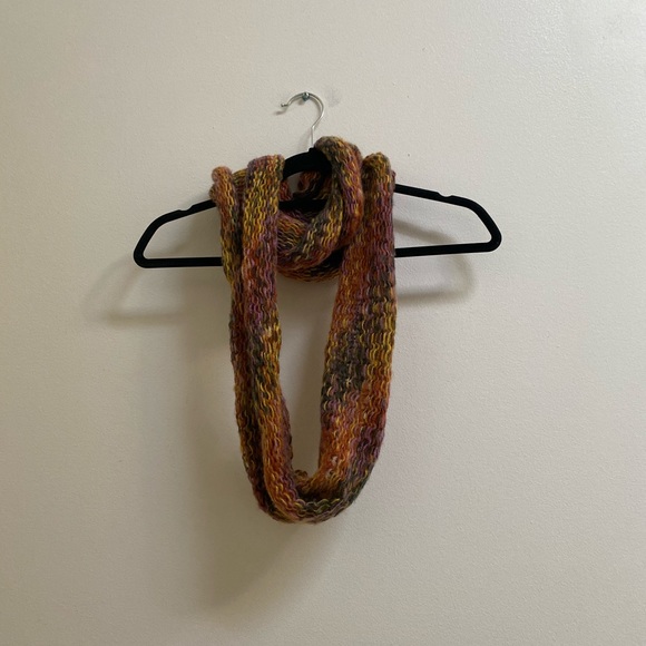 Vintage Multicolour Knit Infinity Scarf - Picture 2 of 4